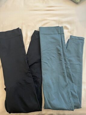 Blanqi Women’s Postpartum Stretch Leggings - Black and Storm Blue (2for$35!)